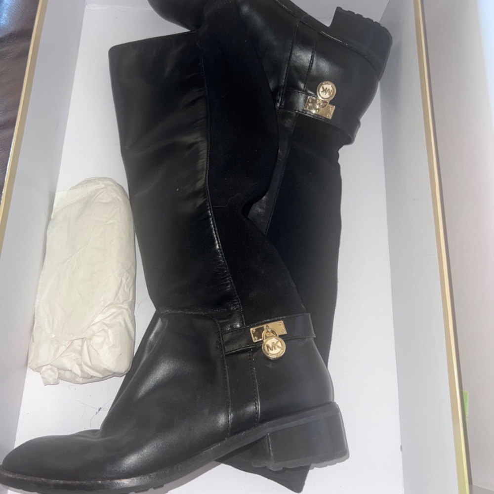 hamilton stretch boot michael kors
